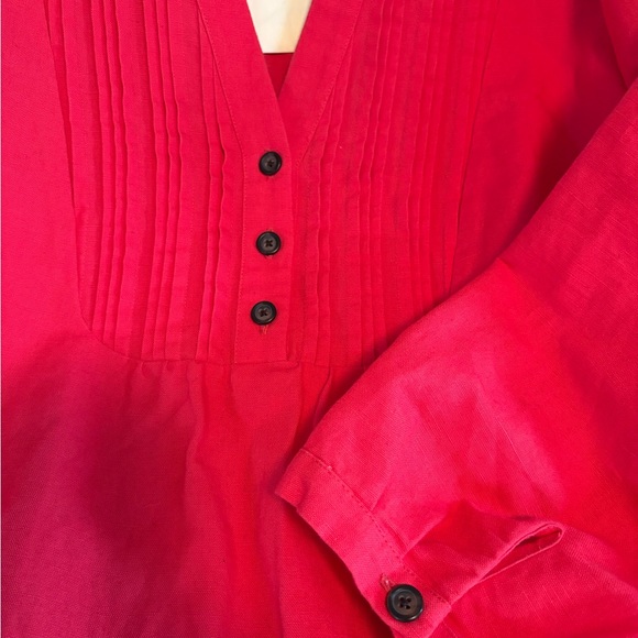 Pink Linen Dress - Picture 4 of 6